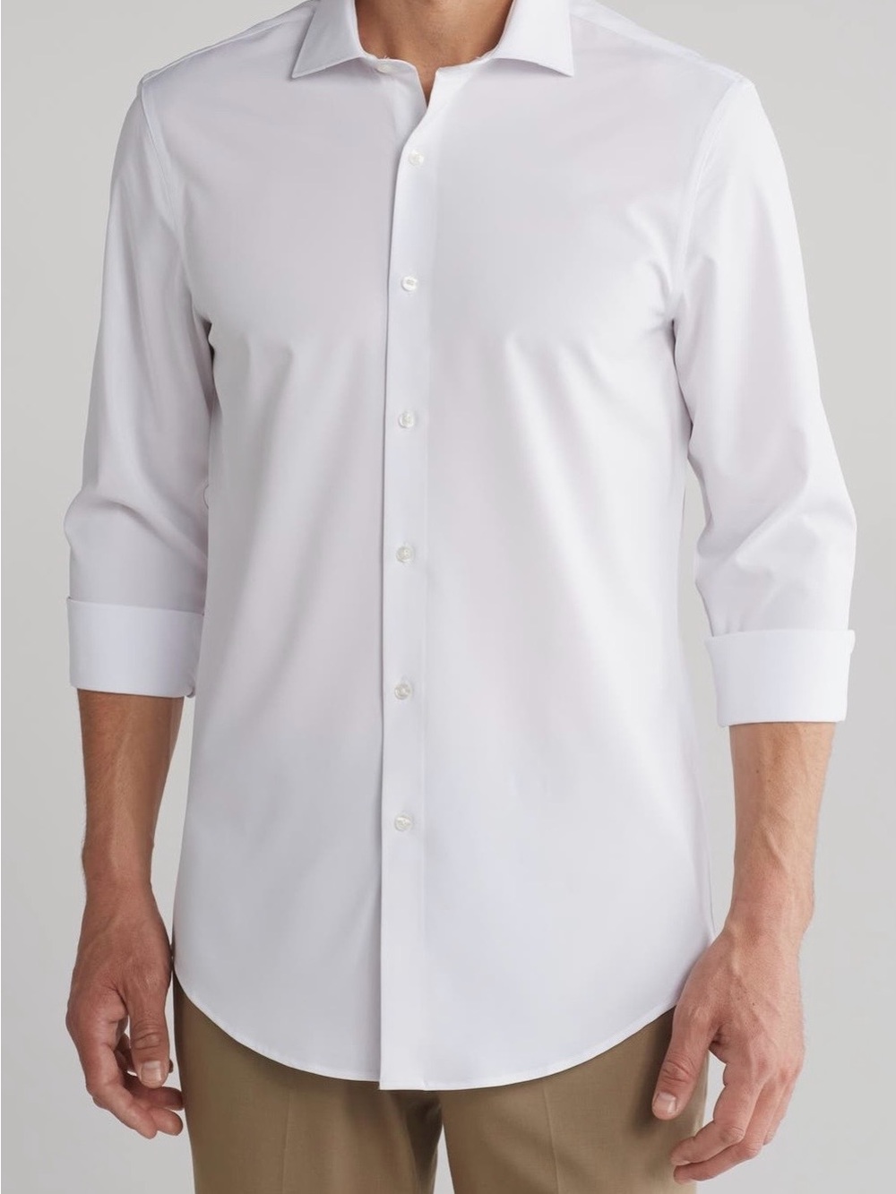 NWOT Perry Ellis Portfolio Performance Tech Slim Fit White Men’s Dress Shirt XL